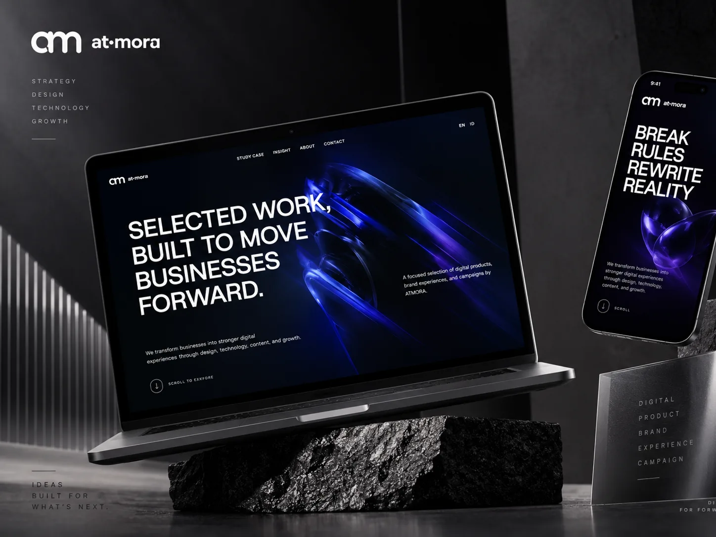 Atmora website project preview